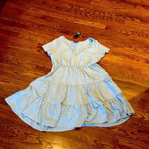 Wild Fable Green Ruffled Dress NWT XL